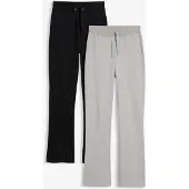 Bonprix Lot de 2 pantalons de jogging 100% coton