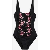 Bonprix Maillot 1 pièce sculptant, maintien modéré