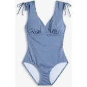 Bonprix Maillot 1 pièce sculptant brillant, maintien léger