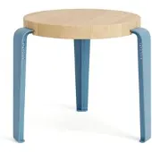 TIPTOE Mini Lou Oak pour Enfants Tabouret Whale Blue