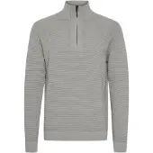 !Solid Pull-over 'Valencia' gris clair / noir