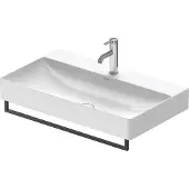 Duravit Porte-serviettes DURASQUARE pour lavabo 746mm noir mat