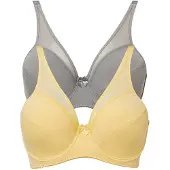 Bonprix Lot de 2 soutiens-gorge à armatures avec mesh
