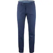 Meyer Modern Fit Chino bleu, Unicolore