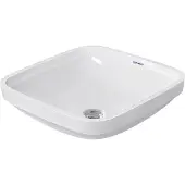Duravit Einbauwaschtisch DURASTYLE m ÜL o HLB 370x370mm o Hahnloch weiss WG