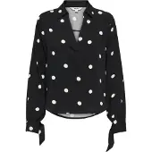 ONLY Chemisier 'ONLBelem' noir / blanc
