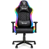 Ranqer Halo - Chaise gamer LED / Chaise gaming RGB - Noir - RQ-HALO-RGB-1