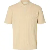 Selected Homme Poloshirt Mattis Knit New Cable Hommes