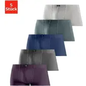 H.I.S. Boxers bleu foncé / gris clair / gris foncé / vert gazon / violet foncé