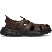 SKECHERS pour homme. 205182 Pantalon Vartan SS de Chocolate Revolted (41), Marron, Plat, Lacets, Casuel, Beachwear