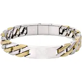 Emporio Armani Bracelet or / argent