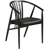 Ebuy24 Aino chaise de salle à manger avec accoudoirs hêtre.