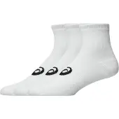 Asics unisex. 3033C299 Lot de 3 paires de chaussettes blanches (S), Homewear, Sport, Coton, Multisport