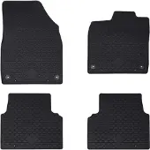 vidaXL Tapis de sol pour voiture, lot de 4, noir, adaptés à la VW ID.3 2019- en caoutchouc