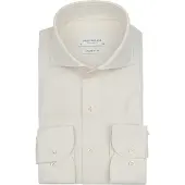 Profuomo Chemise 'Japanese Knitted' blanc cassé