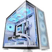 Mars Gaming MC-NOVA2, Tour, PC, Argent, ATX, EATX, Micro ATX, Mini-ITX, SGCC, Verre trempé, Gaming