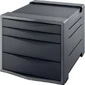 Esselte 2 Big And Small Europost Buc Drawers Noir Enfants