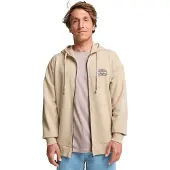 Billabong Foundation Full Zip Sweatshirt Beige XL Homme