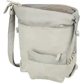 Zwei Sac à bandoulière 'Jana J100' gris