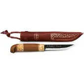 Marttiini Martiini Kierinki 126010 Carbon, Curly Birch, couteau de bushcraft