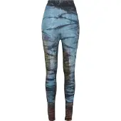 Urban Classics Leggings bleu ciel / brun foncé / vert clair / noir