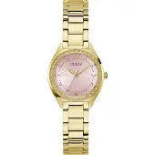 GUESS Montre à affichage analogique 'Charlotte' or / rose
