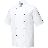 Portwest Veste de cuisine Kent Blanc XXL