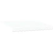 vidaXL Cadre d'auvent blanc 300 x 250 cm en polyester avec revêtement PU
