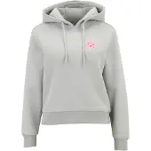 Miss Tee Sweat-shirt 'Self Love Club' gris / rose clair / noir