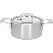 Demeyere Industry 5, 1029671 RVS casserole avec couvercle, 18 cm, 2.2l