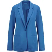 Goldner Blazer bleu cyan