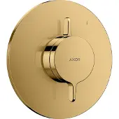 Hansgrohe AXOR One, mélangeur mural pour 1 sortie, finition or poli