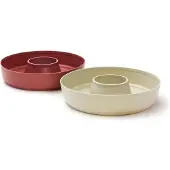 Omnia Moule en silicone Duo-Pack 2.0, Moule à gâteau, Beige, Rouge