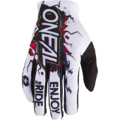 O'Neal Matrix Villain Gloves Blanc,Noir S Homme