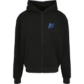 Mister tee Veste de survêtement bleu / gris / noir