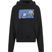 Mister tee Sweat-shirt 'Ovhoe' beige / bleu / rouge cerise / noir / blanc
