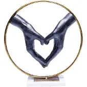 Kare design Figurine décorative Elements Heart Hand (14 x 36 x 39 cm)