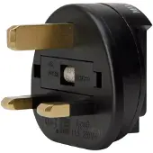 Kopp Reisestecker Grossbritannien, schwarz