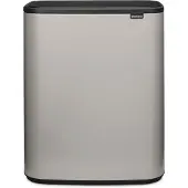 Brabantia Poubelle Tactile, Poubelle, Gris