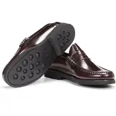 Fluchos pour homme. F0047_FLCK_BURD Chaussures en cuir bourgogne Stamford (43), Casuel, Grenat, Bordeaux
