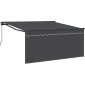 vidaXL , store enroulable anthracite, 350 x 250 cm