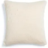 Essenza Coussin Décoratif Essenza Ajour Knitted Antique White (50 x 50 cm)