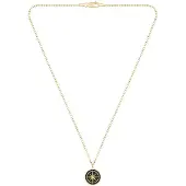 BOSS Collier doré avec pendentif médaillon