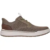 SKECHERS Slip-Ins: Relaxed Fit Veterschoenen Laag - Taupe - Maat 44