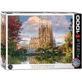 Eurographics Puzzle 1000 pièces Barcelone Sagrada Familia