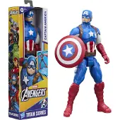 Marvel Figurine d'action Captain America Titan Hero des Avengers de Marvel, 30 cm