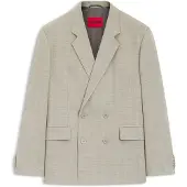 HUGO Veste à coupe moderne avec tissage à chevrons