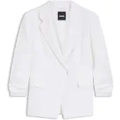 BOSS Blazer Slim en lin mélangé