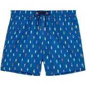 Hom Shorts de bain ' Beach Boxer Calcio ' bleu marine