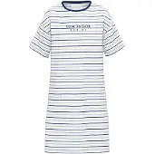 Tom Tailor Chemise de nuit bleu marine / opal / blanc